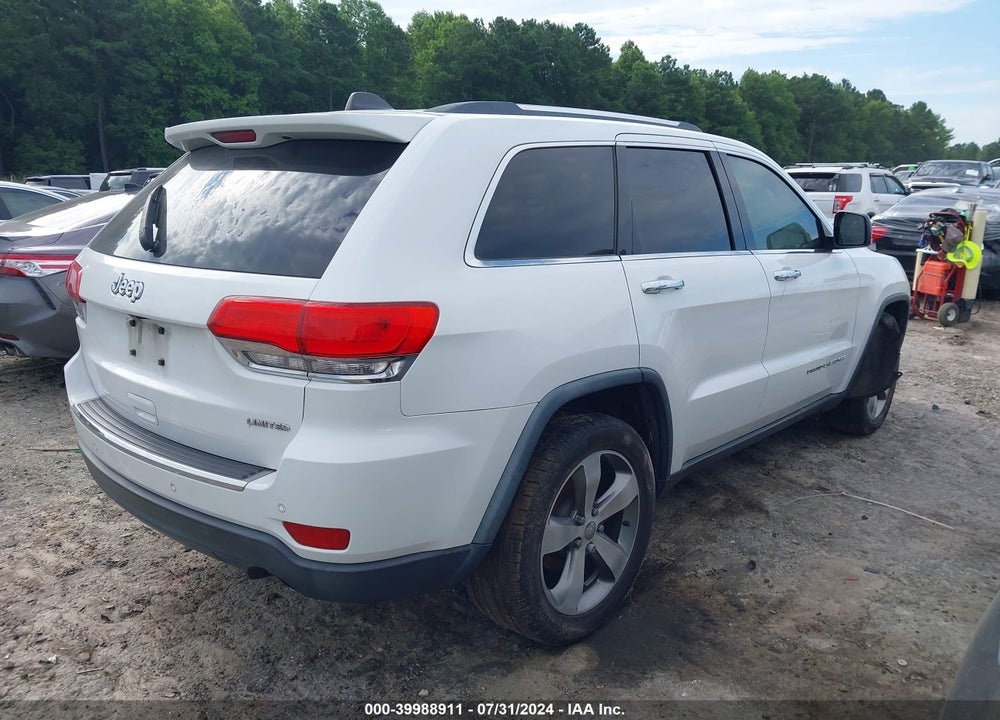 2014 JEEP GRAND CHEROKEE LIMITED VIN: 1C4RJEBT2EC188003