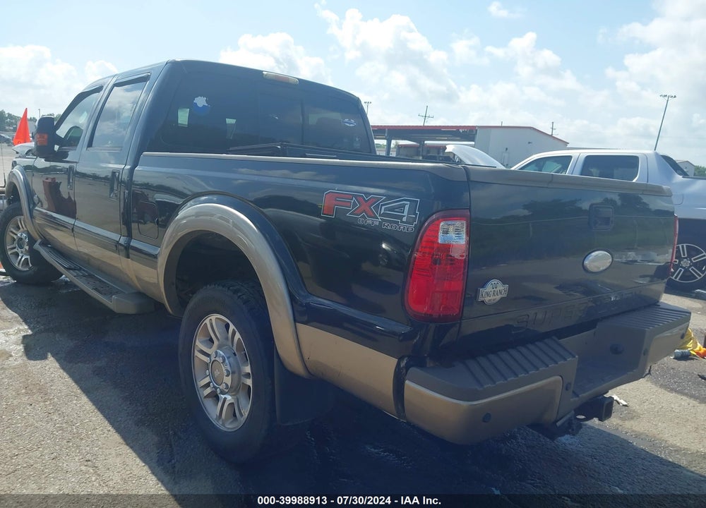 2012 FORD F-250 LARIAT VIN: 1FT7W2BT3CEB04375