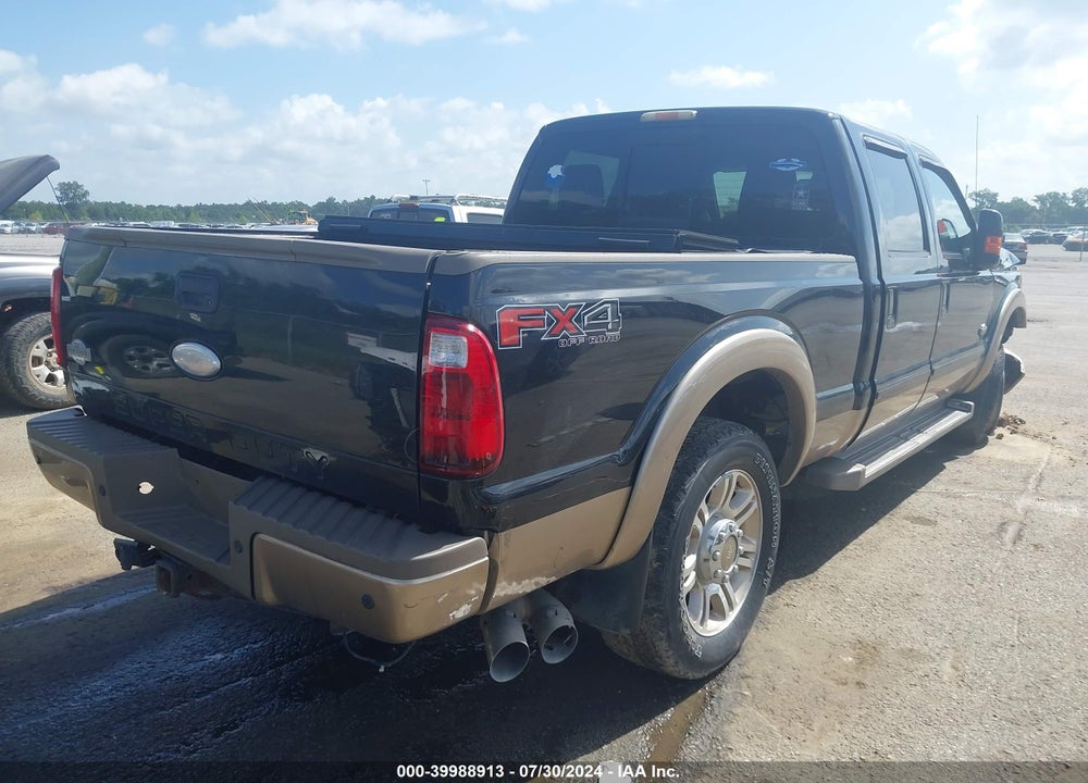 2012 FORD F-250 LARIAT VIN: 1FT7W2BT3CEB04375