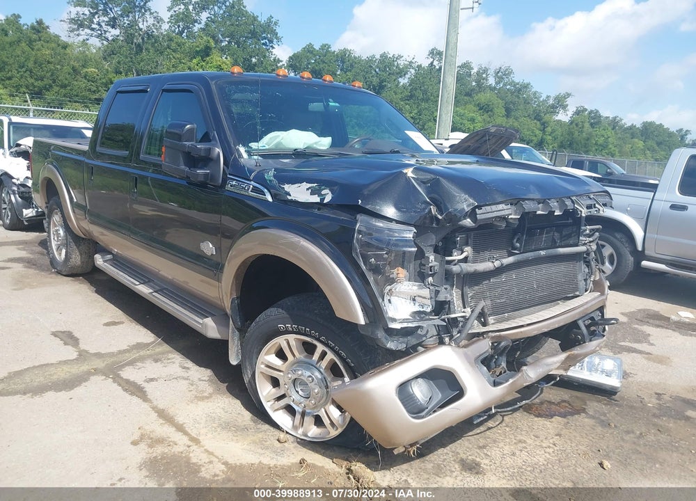 2012 FORD F-250 LARIAT VIN: 1FT7W2BT3CEB04375