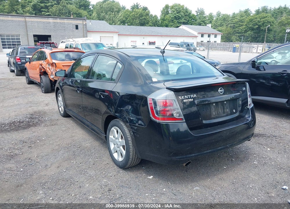 2011 NISSAN SENTRA 2.0SR VIN: 3N1AB6AP2BL618877