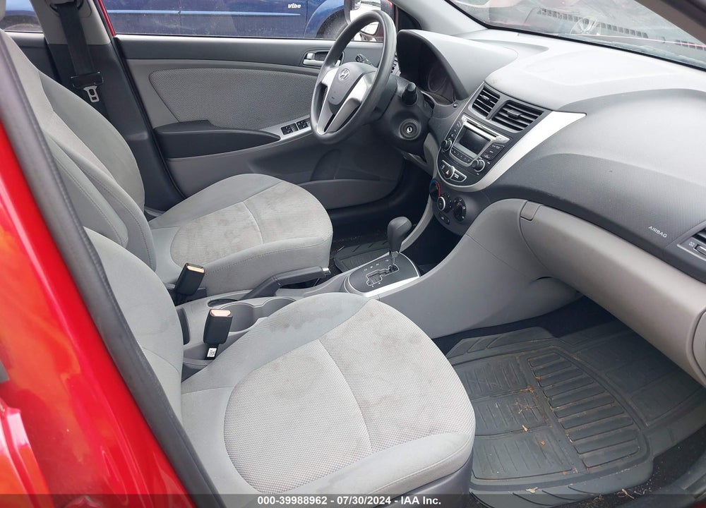 2014 HYUNDAI ACCENT GLS VIN: KMHCT4AE6EU683422