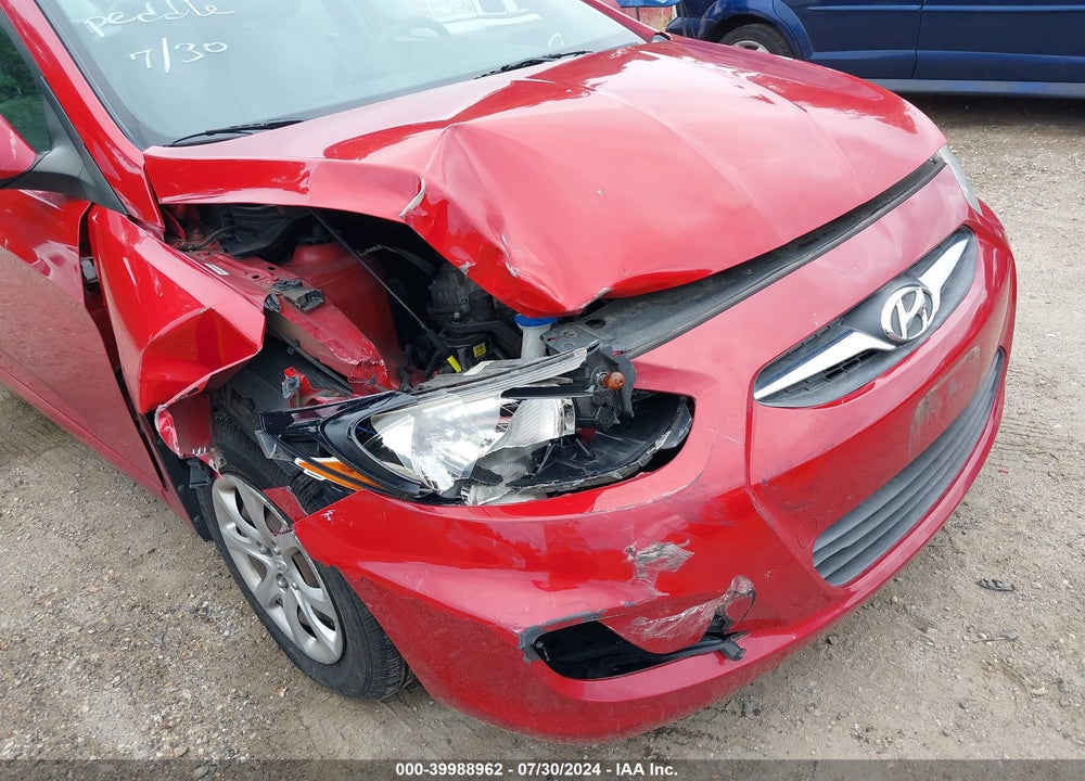 2014 HYUNDAI ACCENT GLS VIN: KMHCT4AE6EU683422