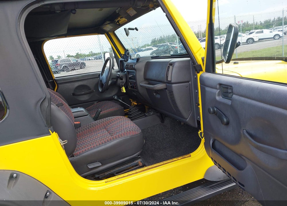 2000 JEEP WRANGLER SPORT VIN: 1J4FA49S4YP759220