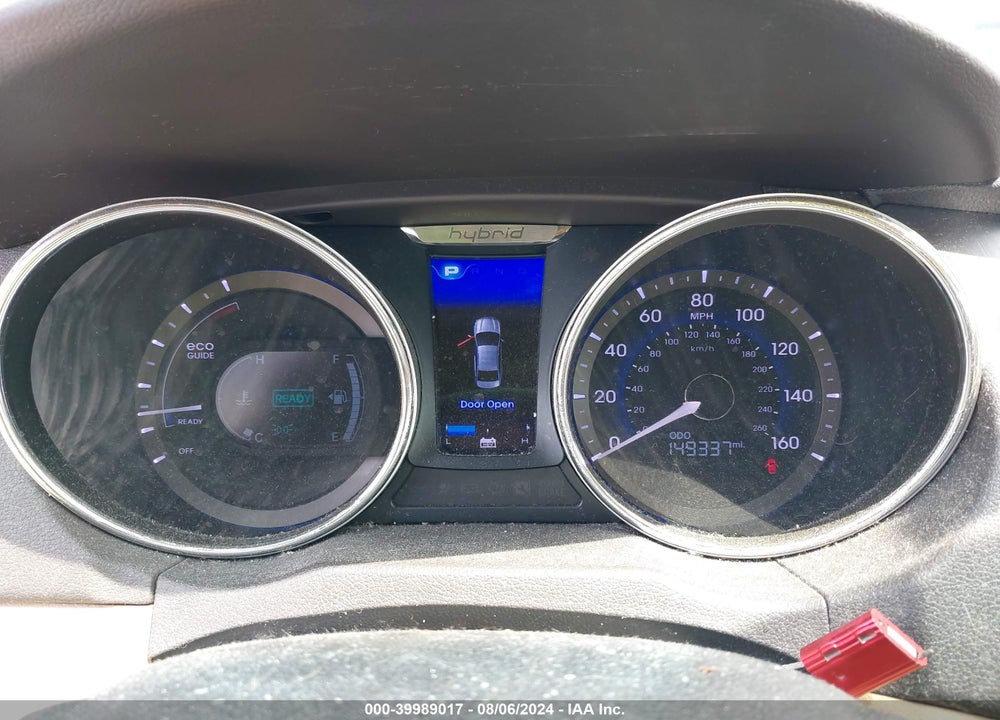 2012 HYUNDAI SONATA HYBRID VIN: KMHEC4A46CA060249
