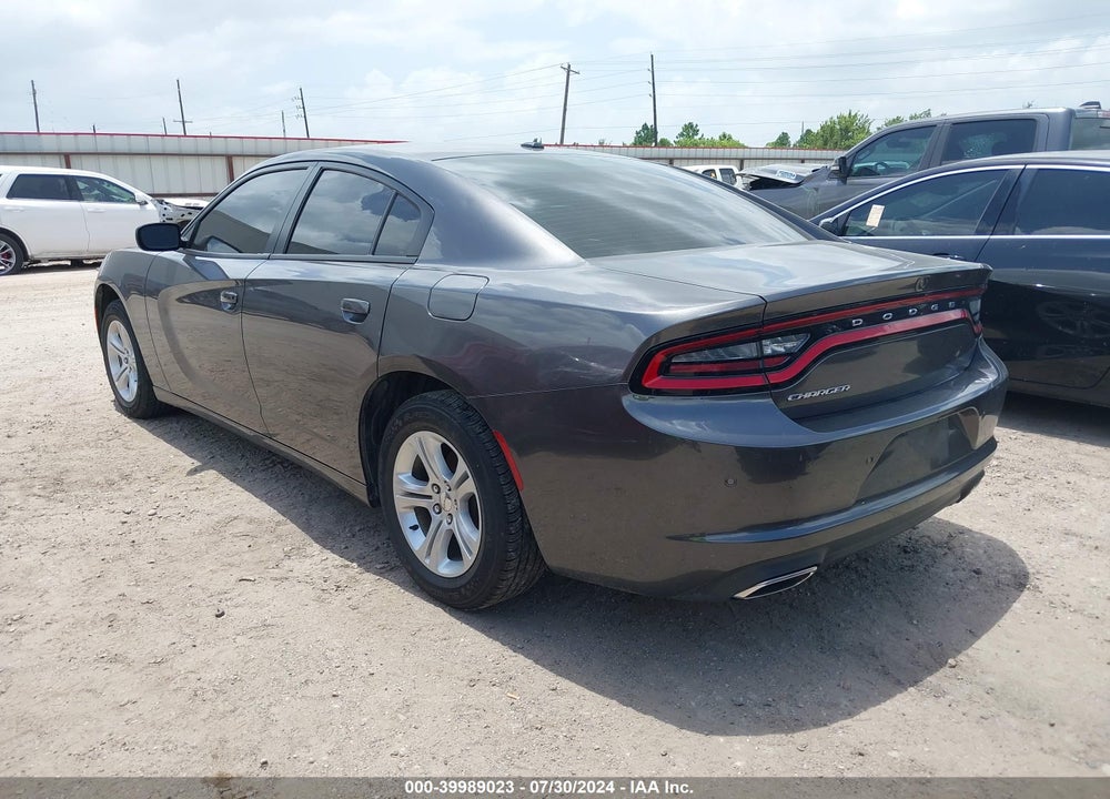2021 DODGE CHARGER SXT RWD VIN: 2C3CDXBG4MH643025