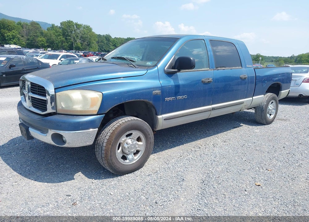 2006 DODGE RAM 1500 SLT VIN: 3D7KS19D86G168400