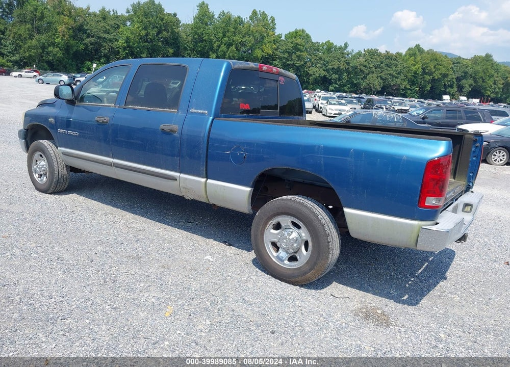 2006 DODGE RAM 1500 SLT VIN: 3D7KS19D86G168400