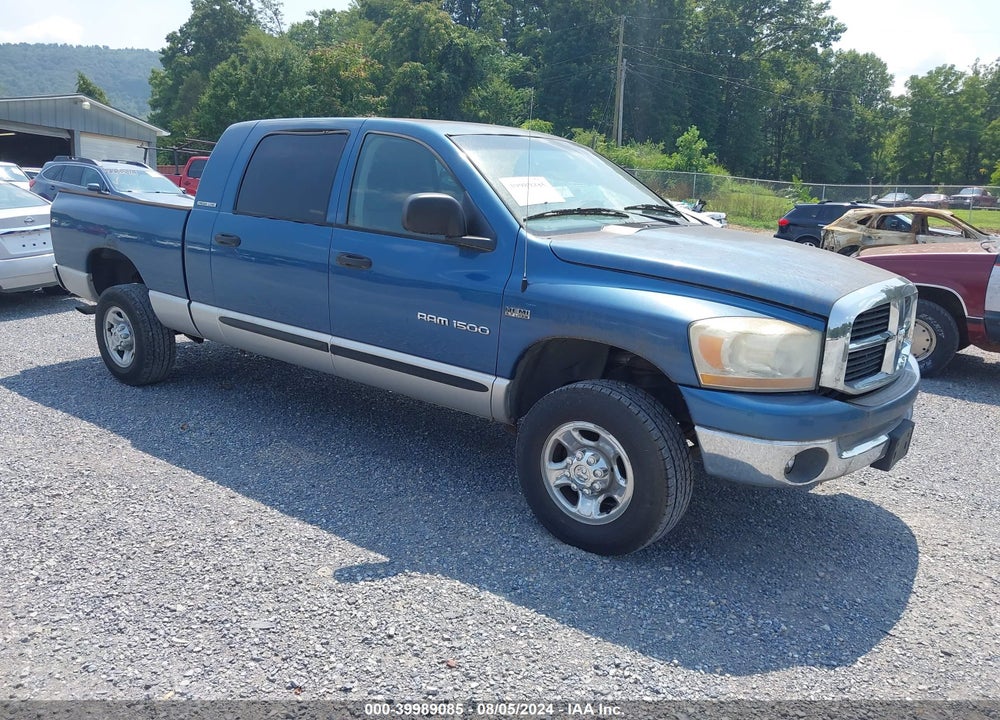 2006 DODGE RAM 1500 SLT VIN: 3D7KS19D86G168400