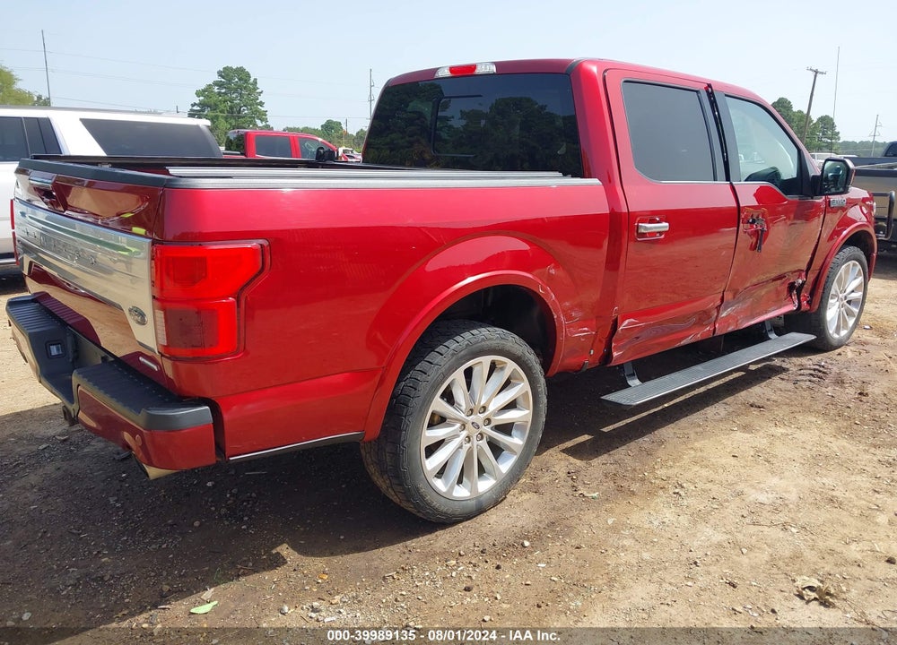 2019 FORD F-150 LIMITED VIN: 1FTEW1EG2KFA35431