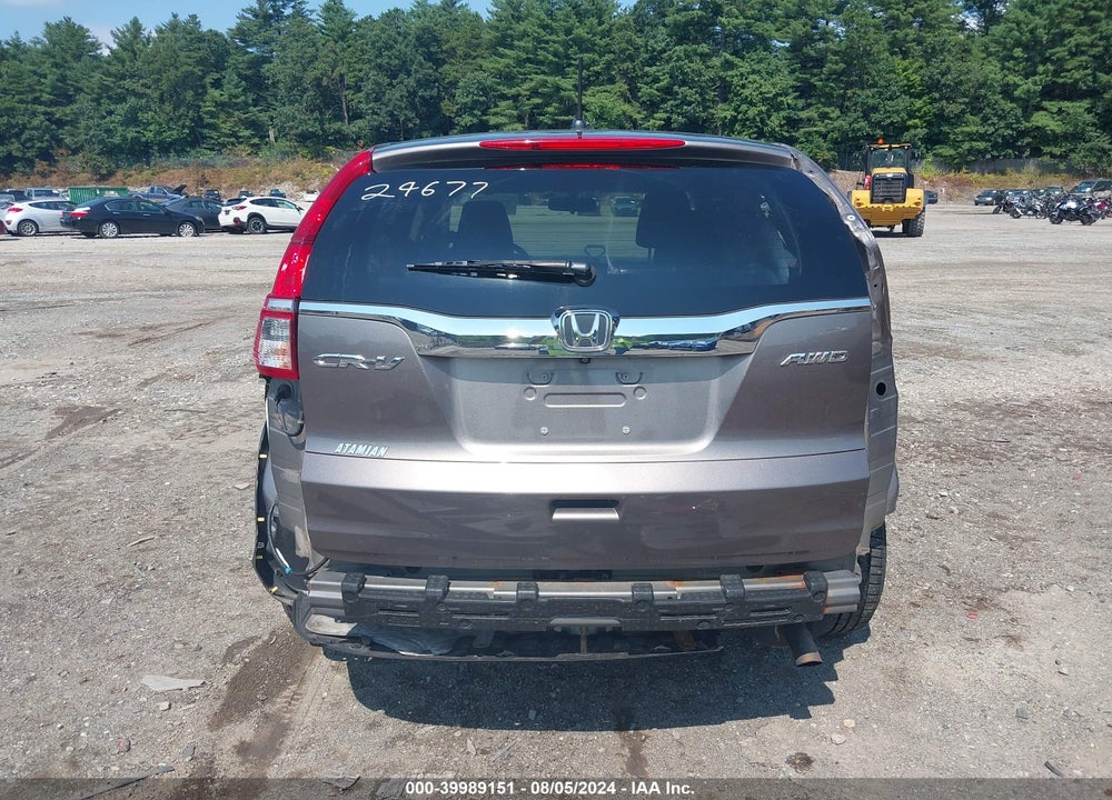 2016 HONDA CR-V EX VIN: 5J6RM4H5XGL042410