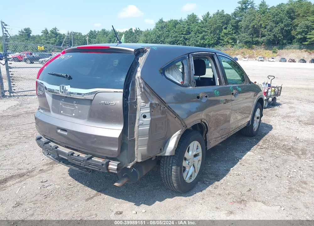 2016 HONDA CR-V EX VIN: 5J6RM4H5XGL042410