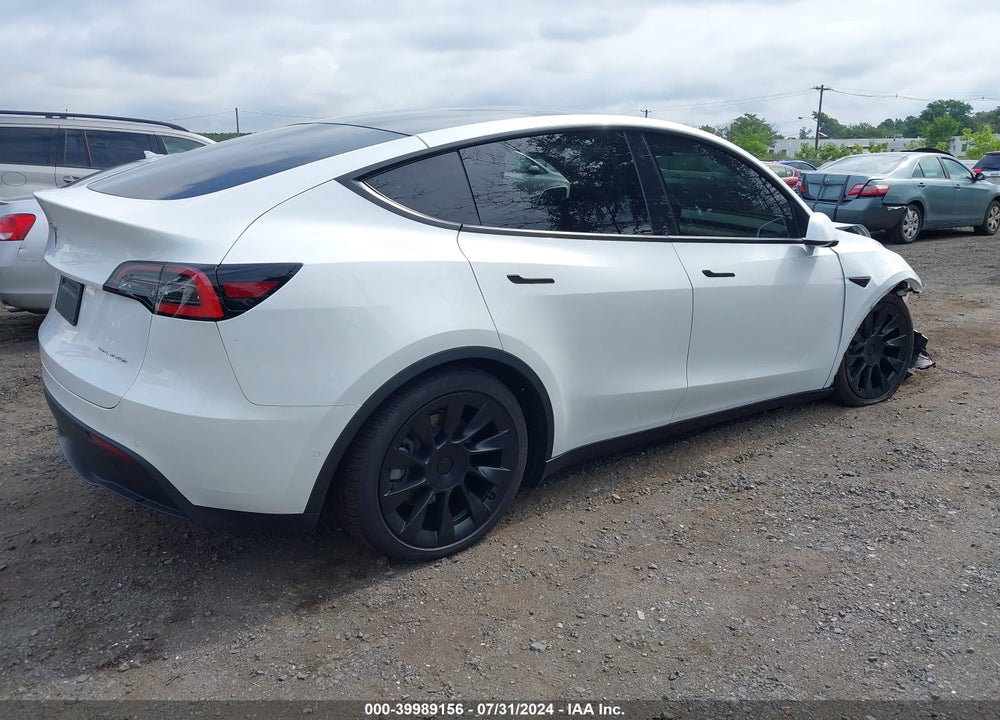 2021 TESLA MODEL Y LONG RANGE DUAL MOTOR ALL-WHEEL DRIVE VIN: 5YJYGDEE0MF072494