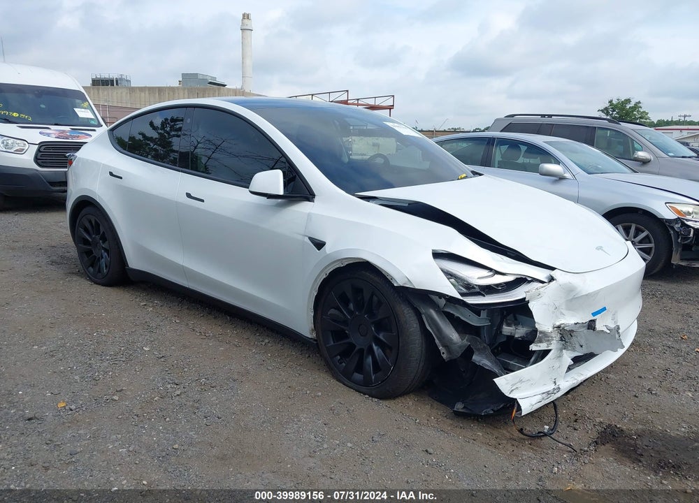 2021 TESLA MODEL Y LONG RANGE DUAL MOTOR ALL-WHEEL DRIVE VIN: 5YJYGDEE0MF072494