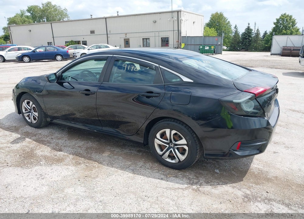 2016 HONDA CIVIC LX VIN: 19XFC2F52GE038220