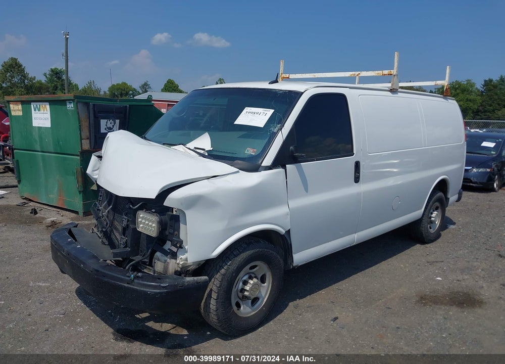 2014 CHEVROLET EXPRESS 2500 WORK VAN VIN: 1GCWGFFA6E1111548