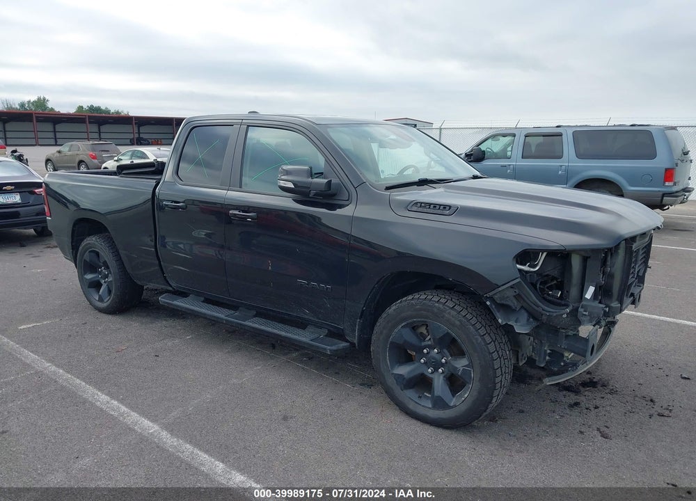 2019 RAM 1500 BIG HORN/LONE STAR QUAD CAB 4X4 6'4 BOX VIN: 1C6SRFBT1KN583555