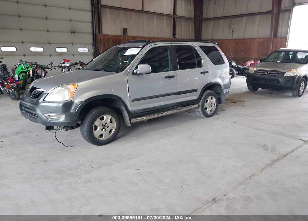 2002 HONDA CR-V EX VIN: JHLRD77862C057839