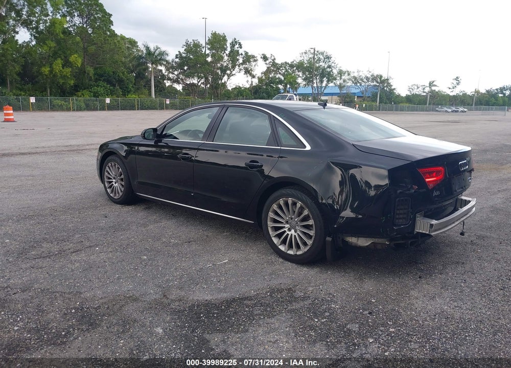 2014 AUDI A8 4.0T VIN: WAUA2AFD4EN007216