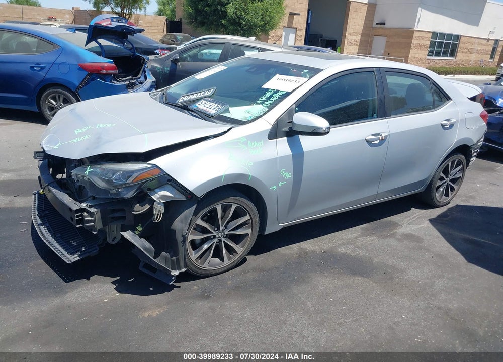 2017 TOYOTA COROLLA SE VIN: 5YFBURHE9HP666244