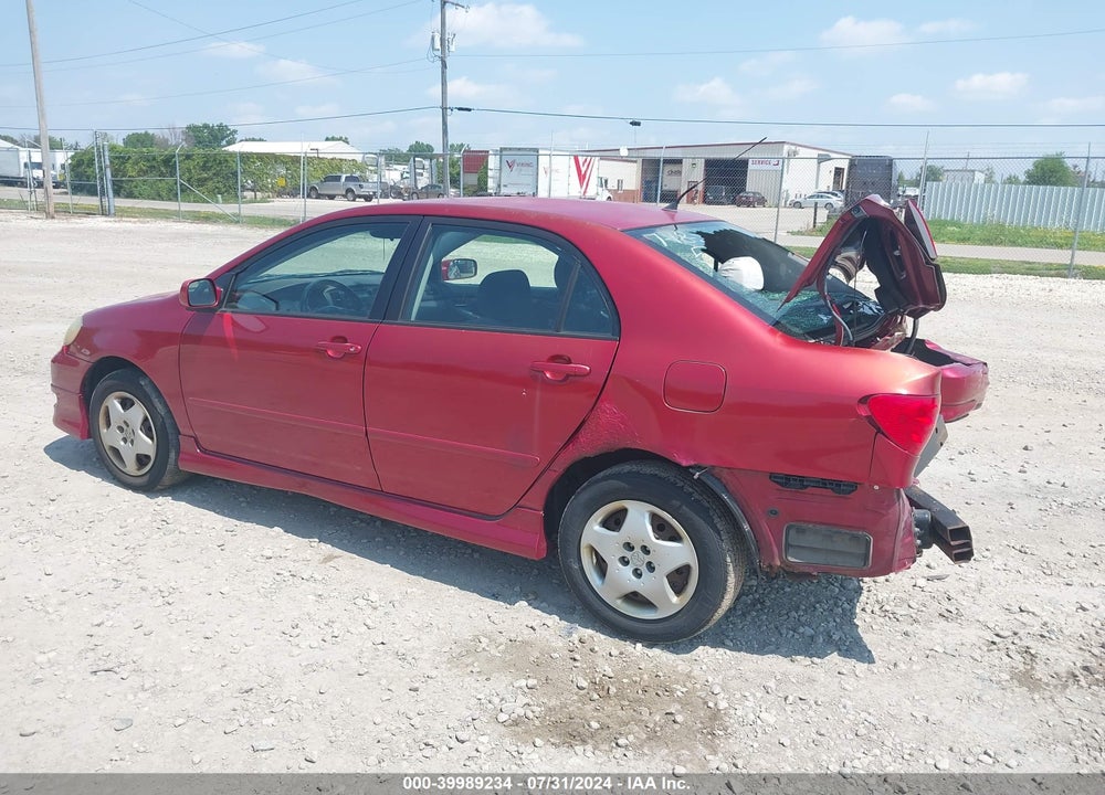 2005 TOYOTA COROLLA S VIN: 1NXBR32E75Z477724