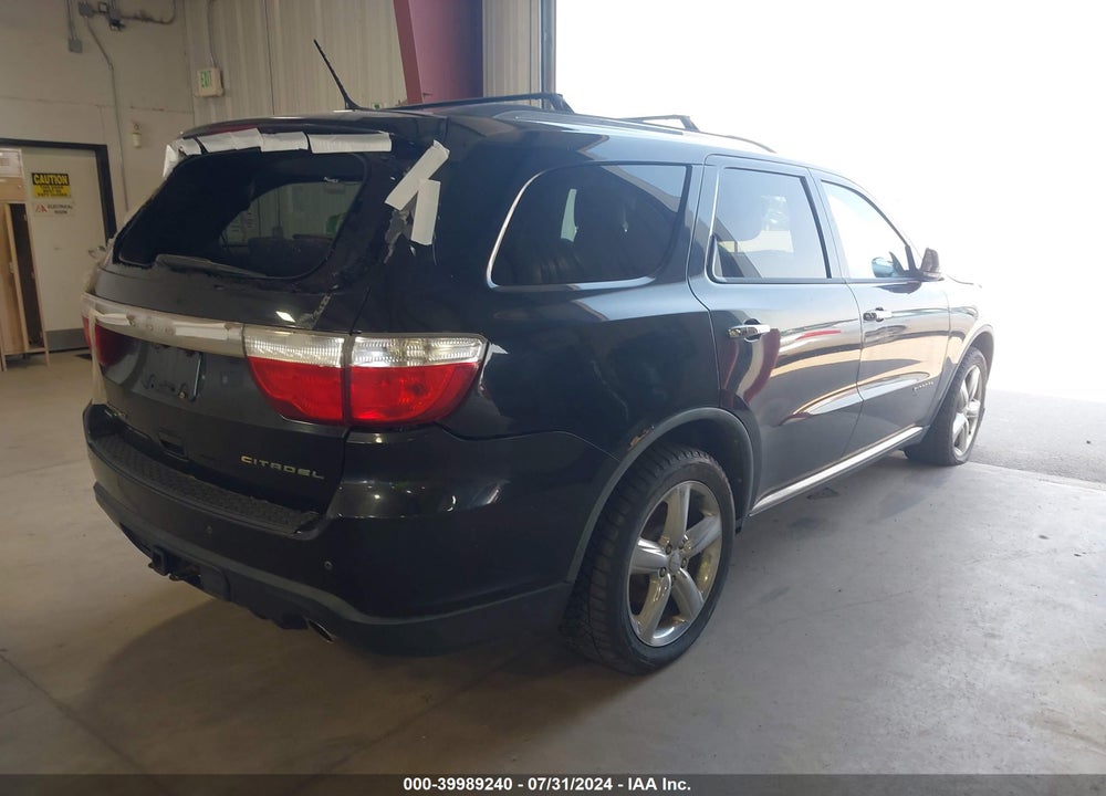 2012 DODGE DURANGO CITADEL VIN: 1C4SDJET9CC147572