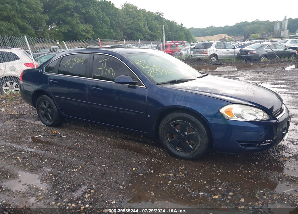 2008 CHEVROLET IMPALA LT VIN: 2G1WT58N081370727