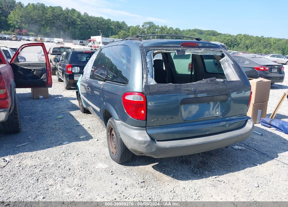 2007 DODGE CARAVAN SE VIN: 1D4GP25B77B127894