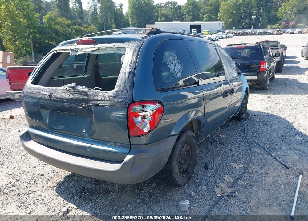 2007 DODGE CARAVAN SE VIN: 1D4GP25B77B127894