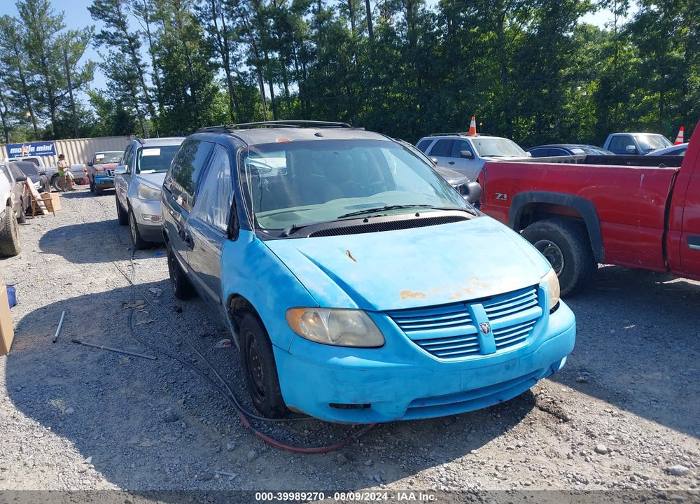2007 DODGE CARAVAN SE VIN: 1D4GP25B77B127894
