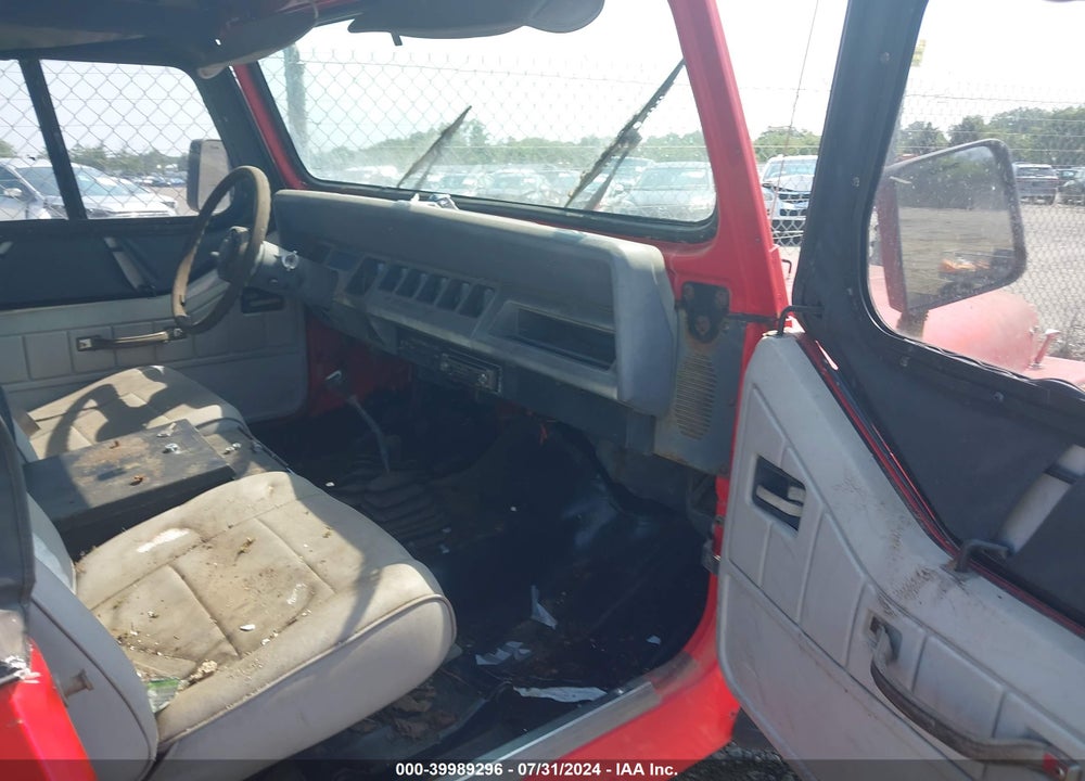 1989 JEEP WRANGLER / YJ VIN: 2J4FY19E3KJ107455