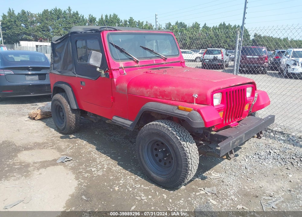 1989 JEEP WRANGLER / YJ VIN: 2J4FY19E3KJ107455