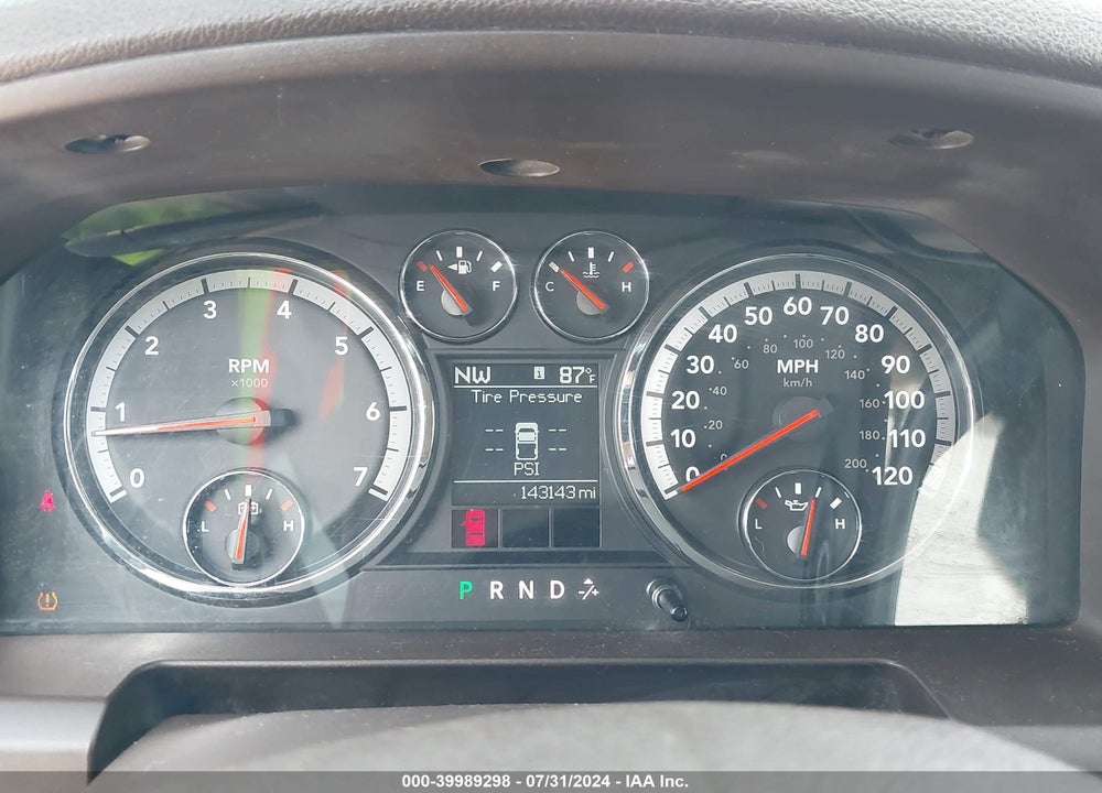 2010 DODGE RAM 1500 SLT/SPORT/TRX VIN: 1D7RB1CT4AS127553