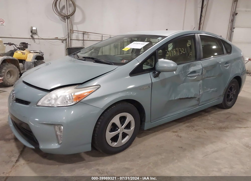 2013 TOYOTA PRIUS TWO VIN: JTDKN3DUXD1618502
