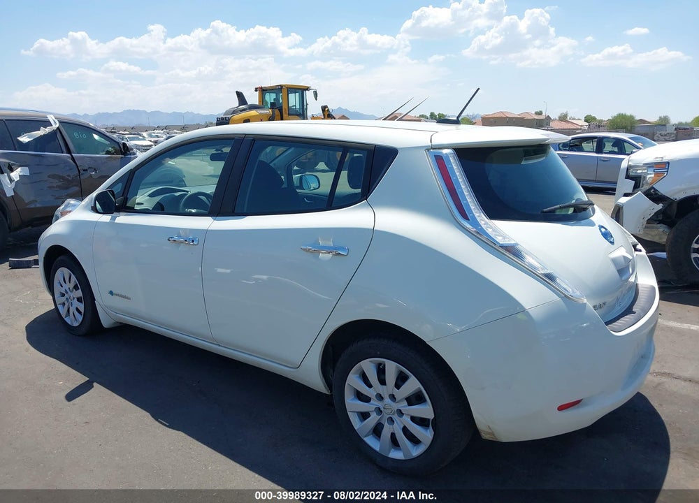 2017 NISSAN LEAF S VIN: 1N4BZ0CP2HC303238