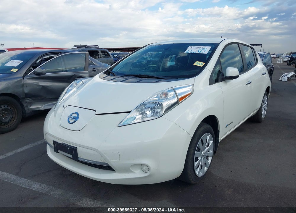 2017 NISSAN LEAF S VIN: 1N4BZ0CP2HC303238