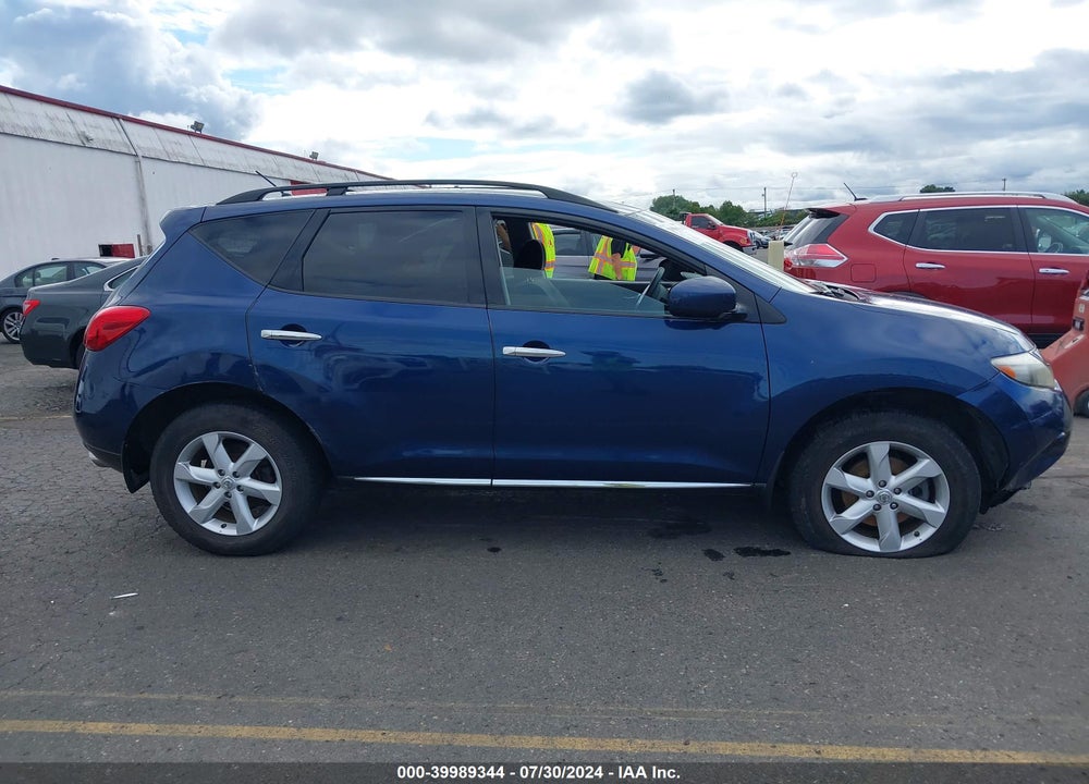 2009 NISSAN MURANO S VIN: JN8AZ18W69W112387