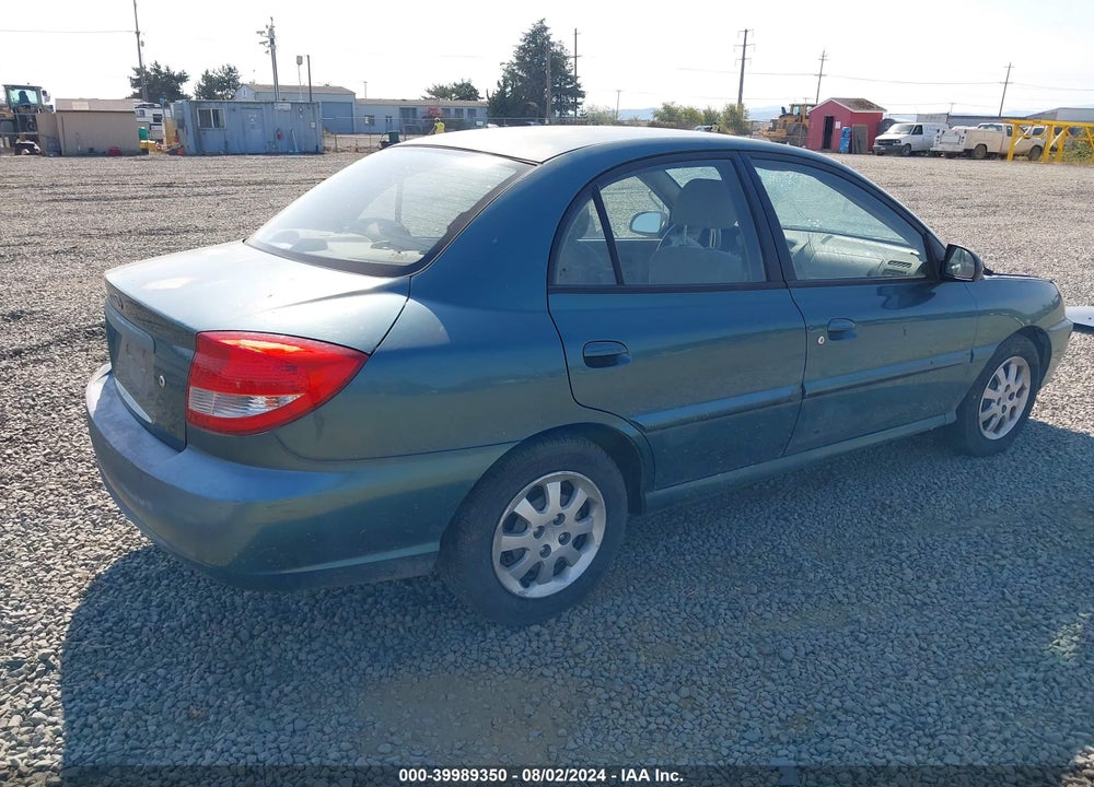 2004 KIA RIO VIN: KNADC125946308274