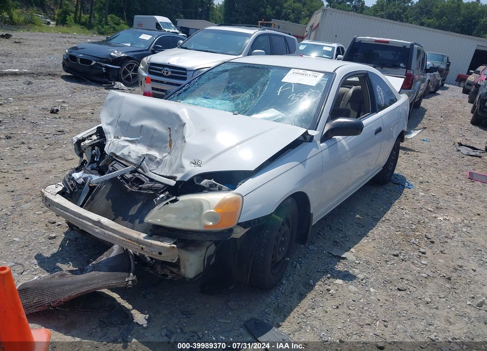 2001 HONDA CIVIC LX VIN: 1HGEM22551L113510