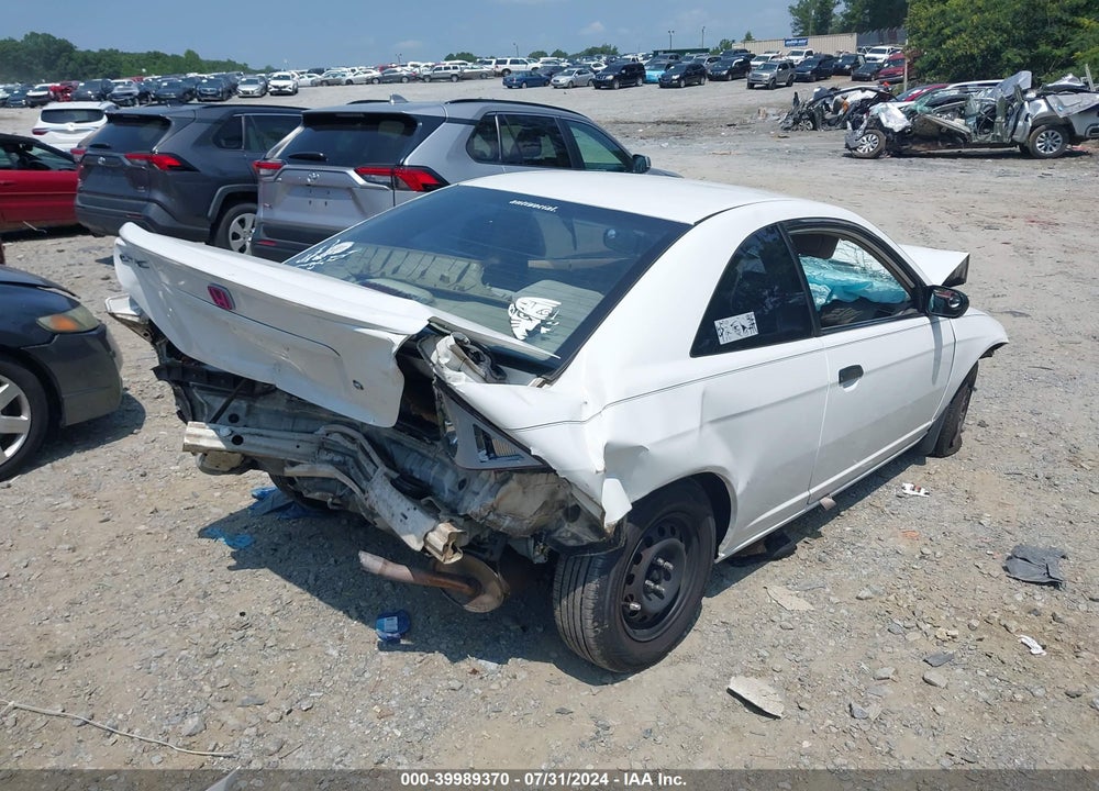 2001 HONDA CIVIC LX VIN: 1HGEM22551L113510