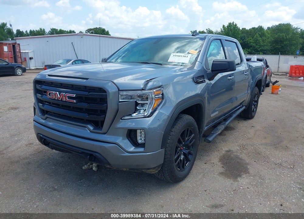 2022 GMC SIERRA 1500 LIMITED 4WD SHORT BOX ELEVATION VIN: 1GTU9CED9NZ217439