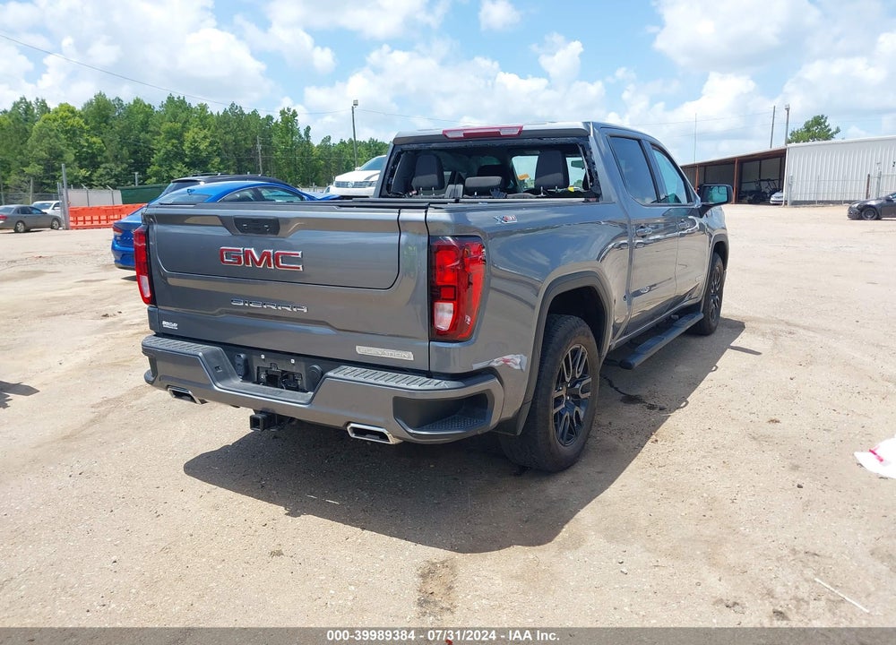 2022 GMC SIERRA 1500 LIMITED 4WD SHORT BOX ELEVATION VIN: 1GTU9CED9NZ217439
