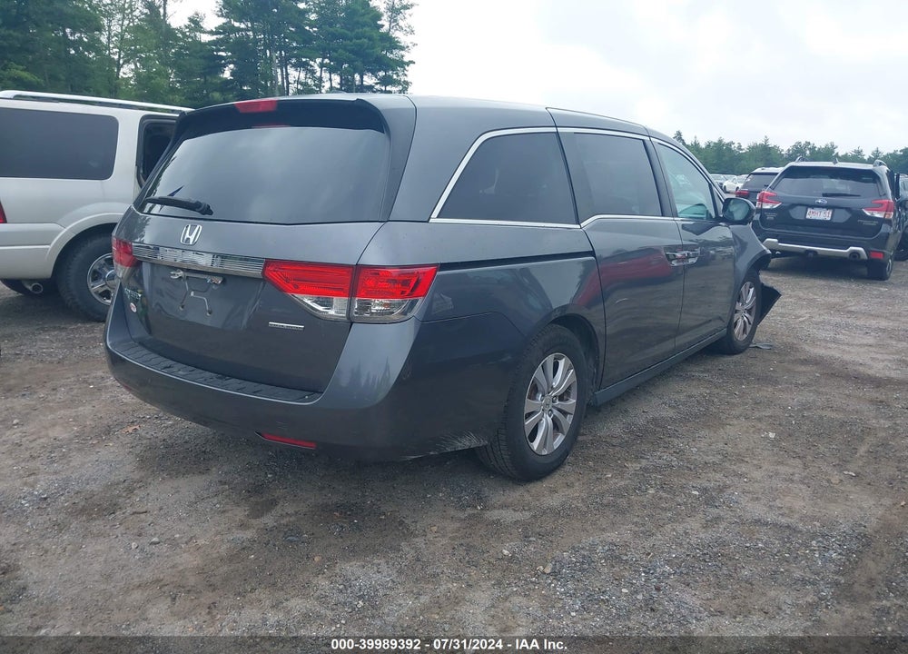 2016 HONDA ODYSSEY SE VIN: 5FNRL5H39GB158598