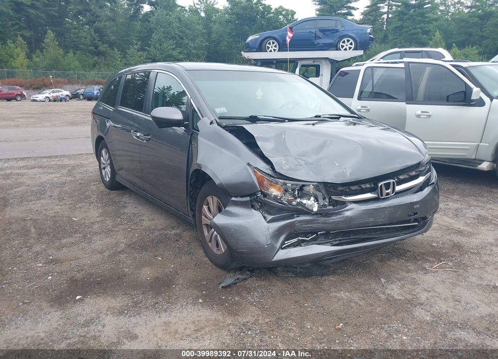 2016 HONDA ODYSSEY SE VIN: 5FNRL5H39GB158598