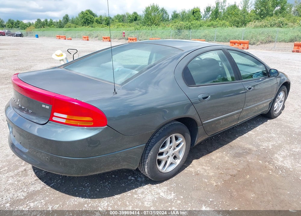 2002 DODGE INTREPID SE VIN: 2B3HD46R52H170438
