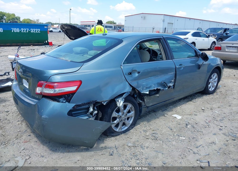 2010 TOYOTA CAMRY LE VIN: 4T4BF3EK0AR055692