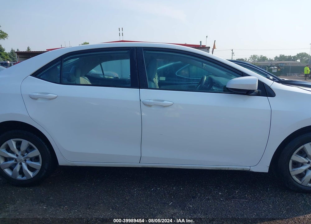 2016 TOYOTA COROLLA LE VIN: 5YFBURHE2GP485436