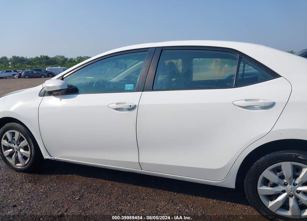 2016 TOYOTA COROLLA LE VIN: 5YFBURHE2GP485436
