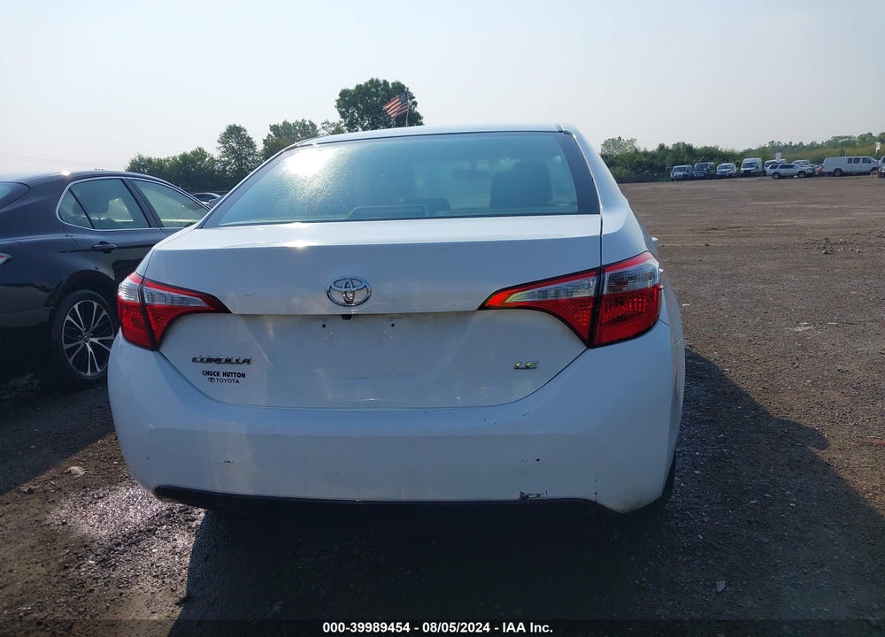 2016 TOYOTA COROLLA LE VIN: 5YFBURHE2GP485436