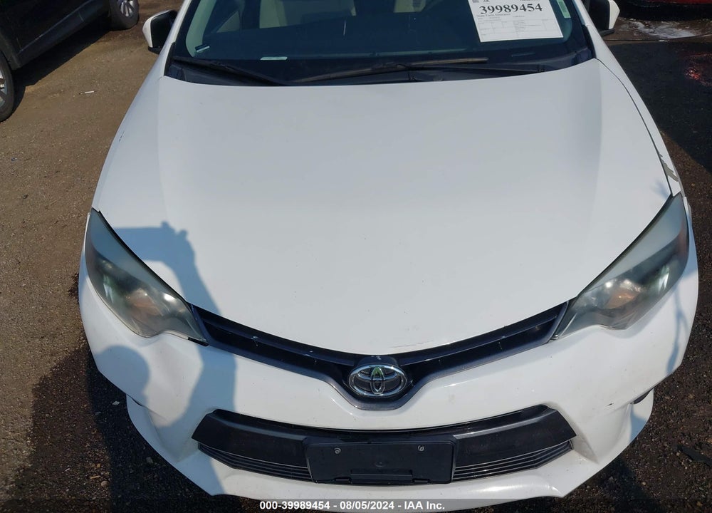 2016 TOYOTA COROLLA LE VIN: 5YFBURHE2GP485436